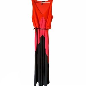New Directions Colorblock Maxi Dress